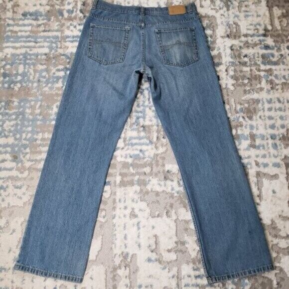 Vintage UFO Jeans Men's 100% Cotton Size 34 Blue Medium Wash Denim - Picture 5 of 7